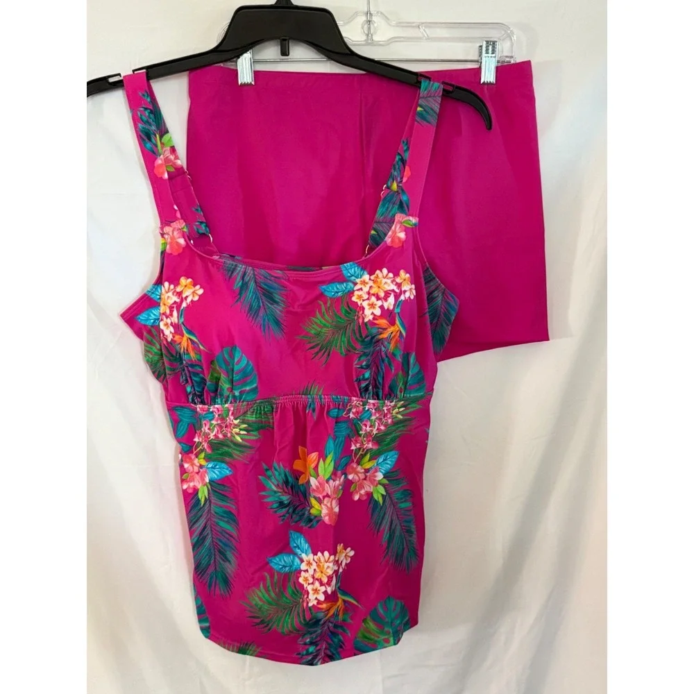 Kim Gravel Bathing Suit (2 Pieces ) Tank top, shorts, SIZE 12 - Picture 9 of 14